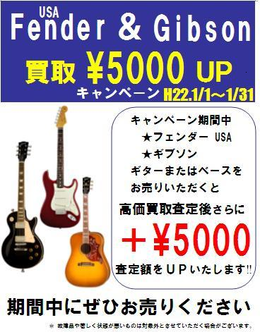 FENDER＆GIBSON買取UPキャンペーン2.bmp